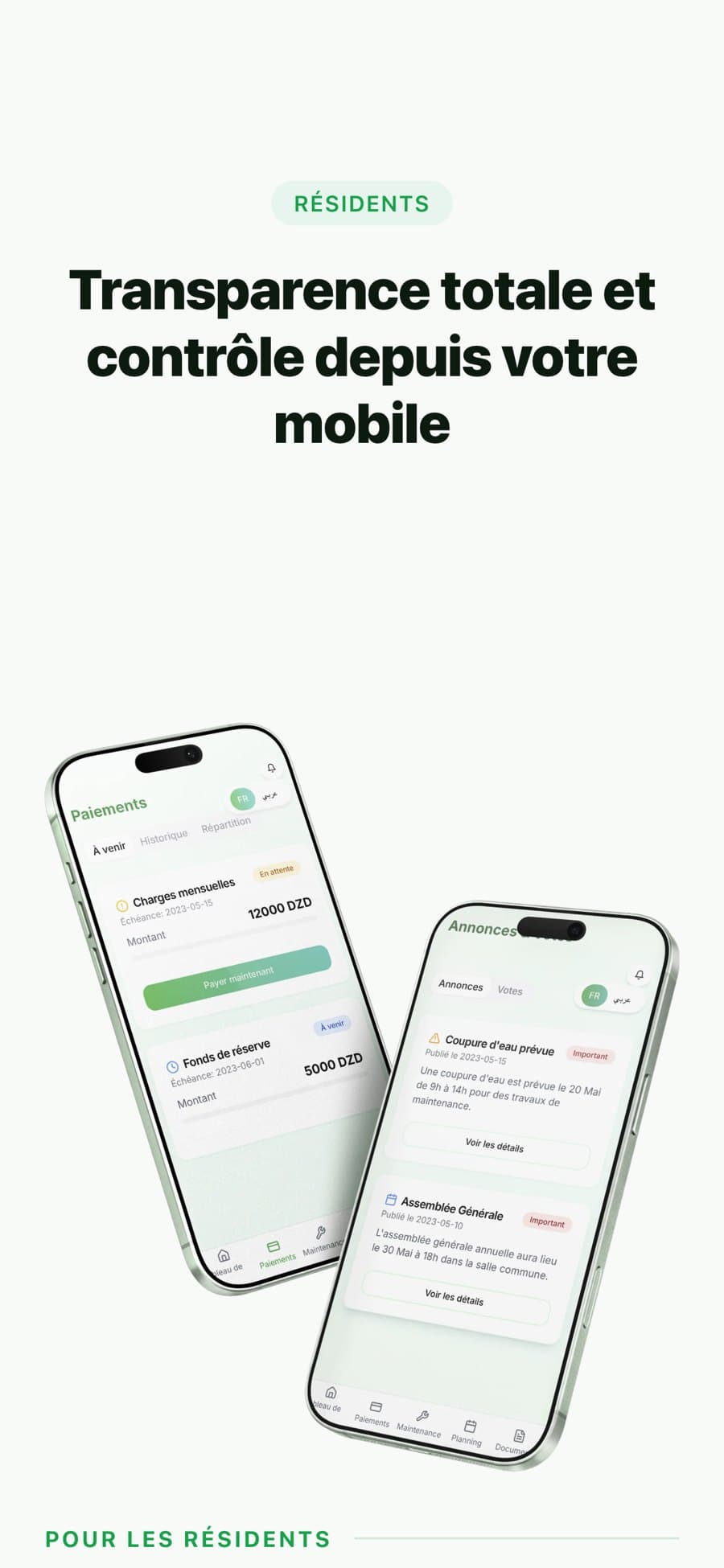 Mobile, résidents
